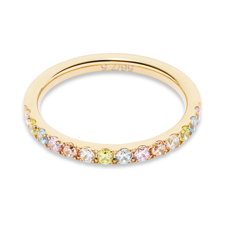 Eternal Love Ring gold-multicolor pastell