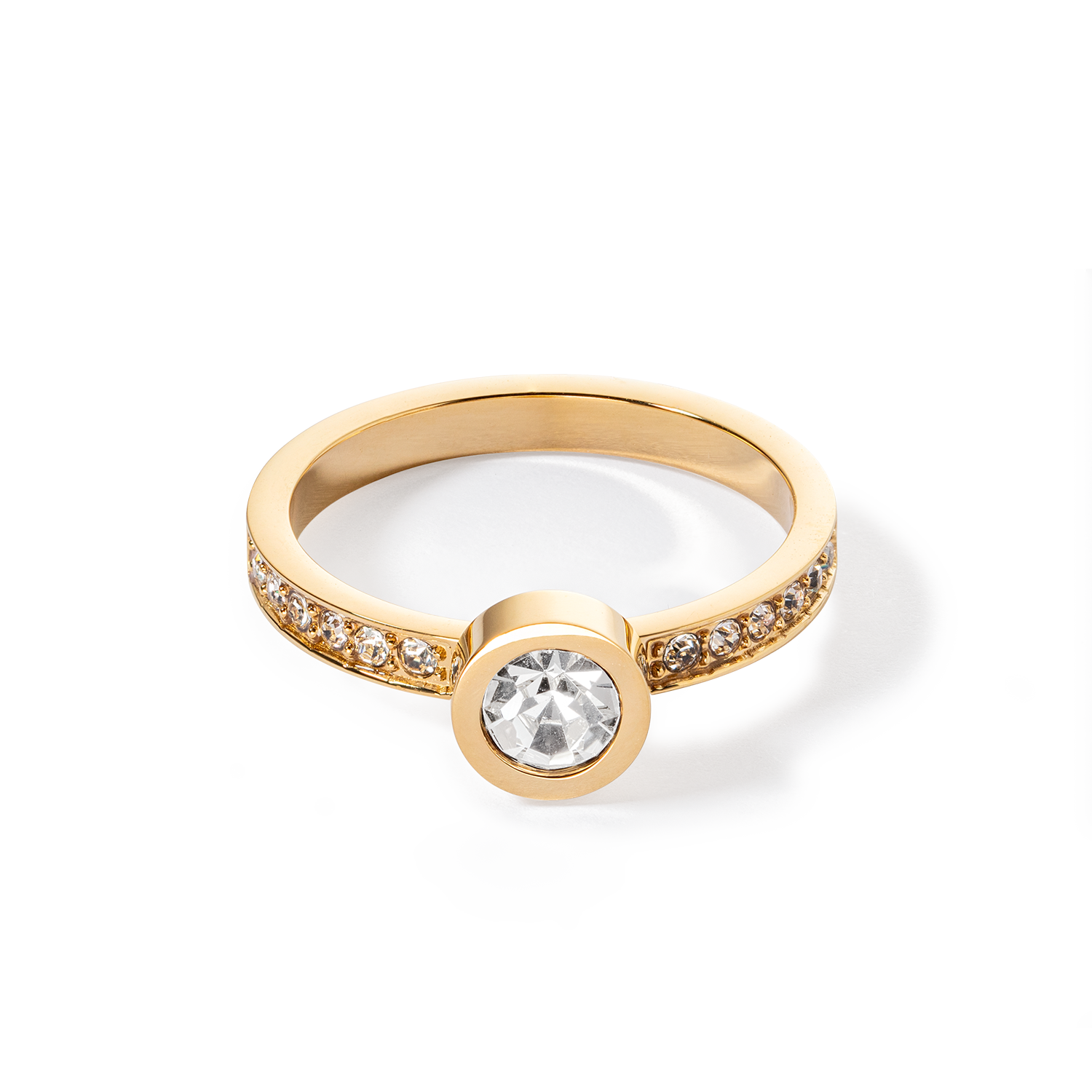 Sparkling Dots Ring gold kristall