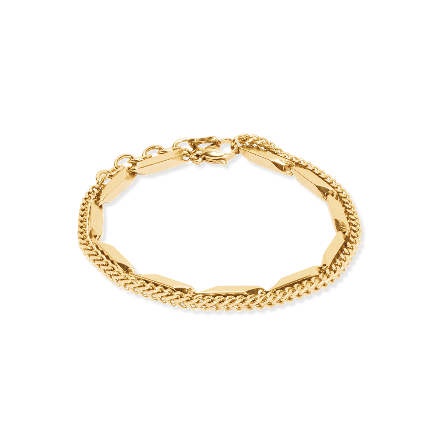 Armband Twisted Layers gold