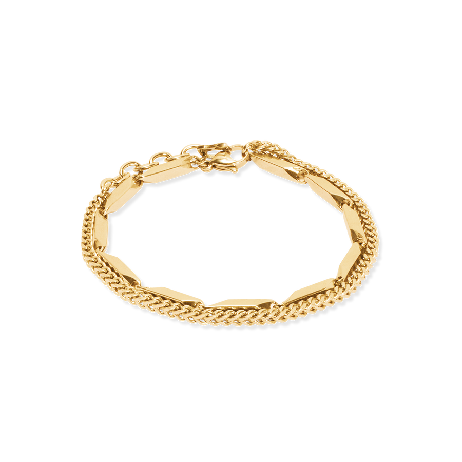 Armband Twisted Layers gold