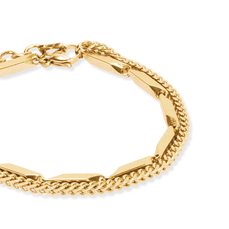 Armband Twisted Layers gold