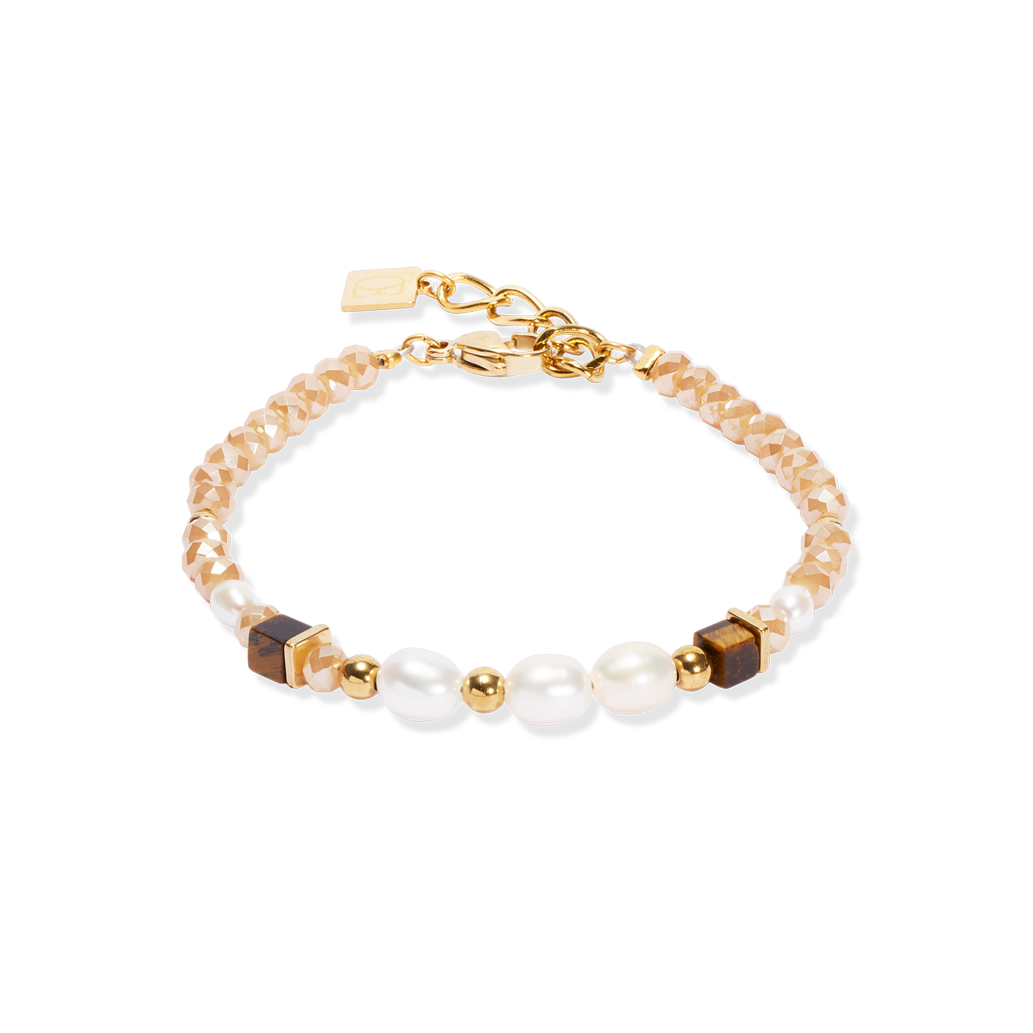 Armband Cosmic Pearls deep gold