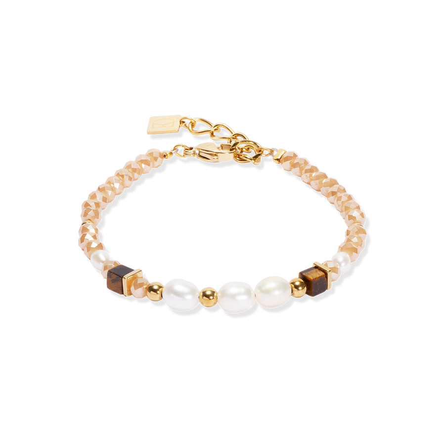 Armband Cosmic Pearls deep gold