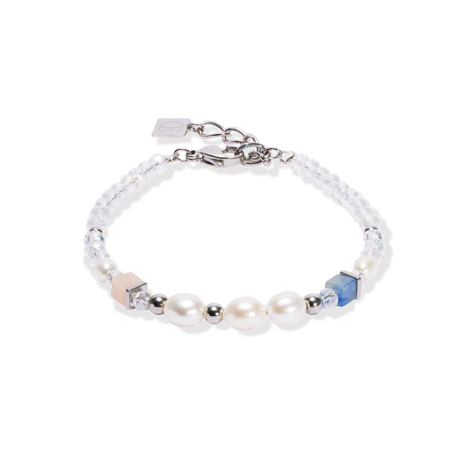 Armband Cosmic Pearls soft silber