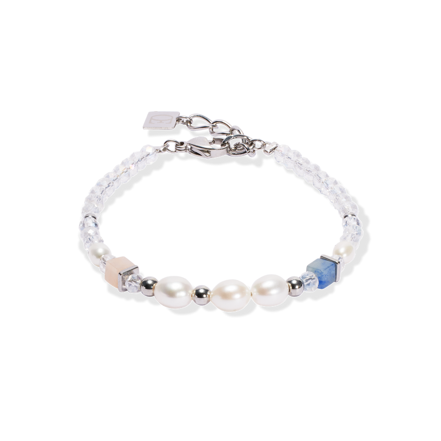 Armband Cosmic Pearls soft silber