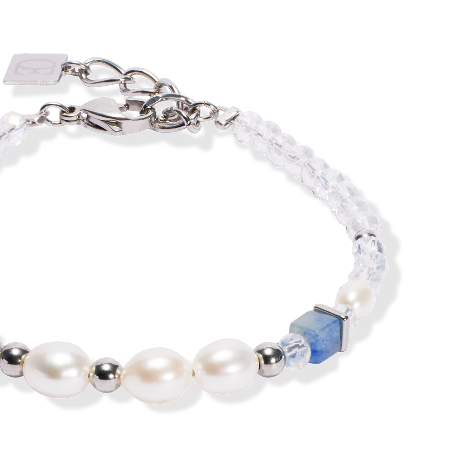 Armband Cosmic Pearls soft silber