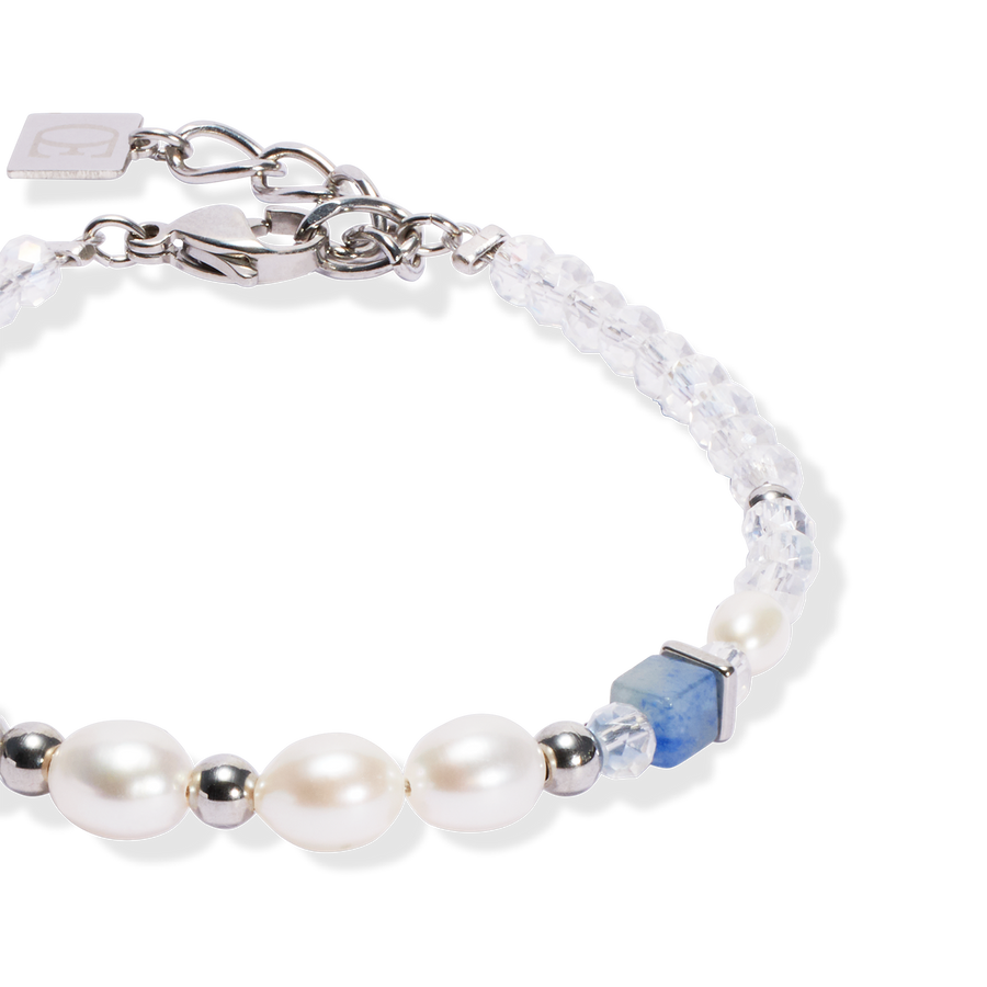 Armband Cosmic Pearls soft silber