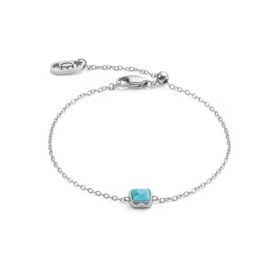 Birthstone Dezember Armband Türkis Silber