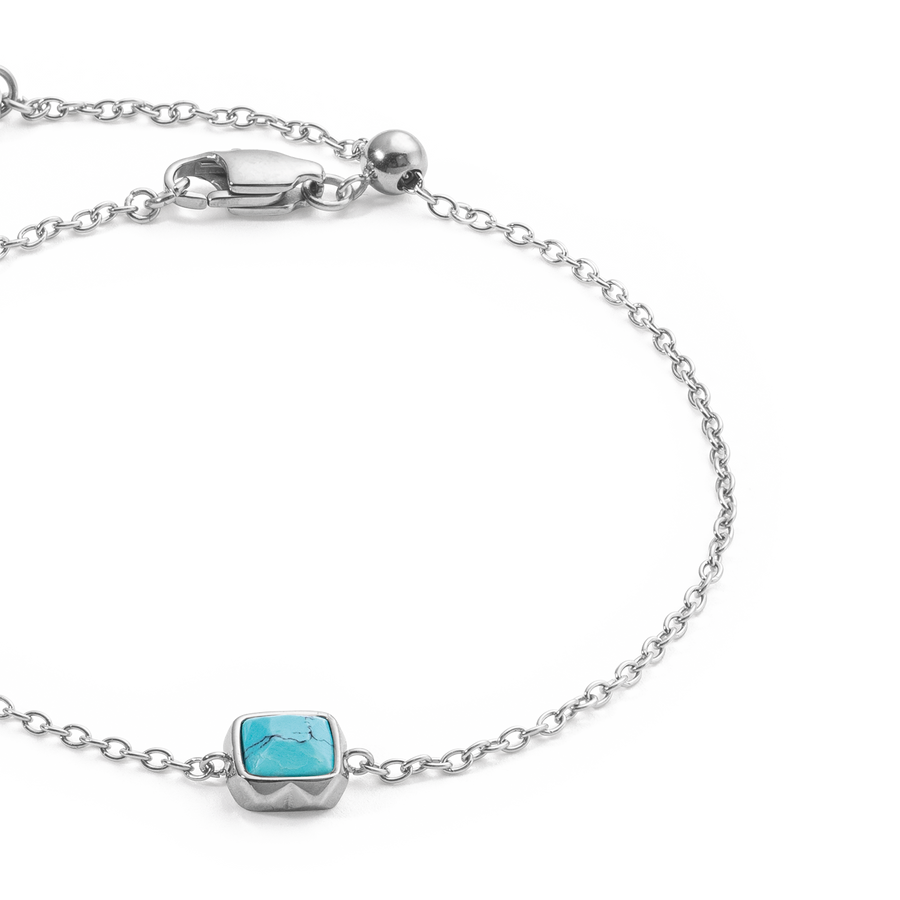 Birthstone Dezember Armband Türkis Silber