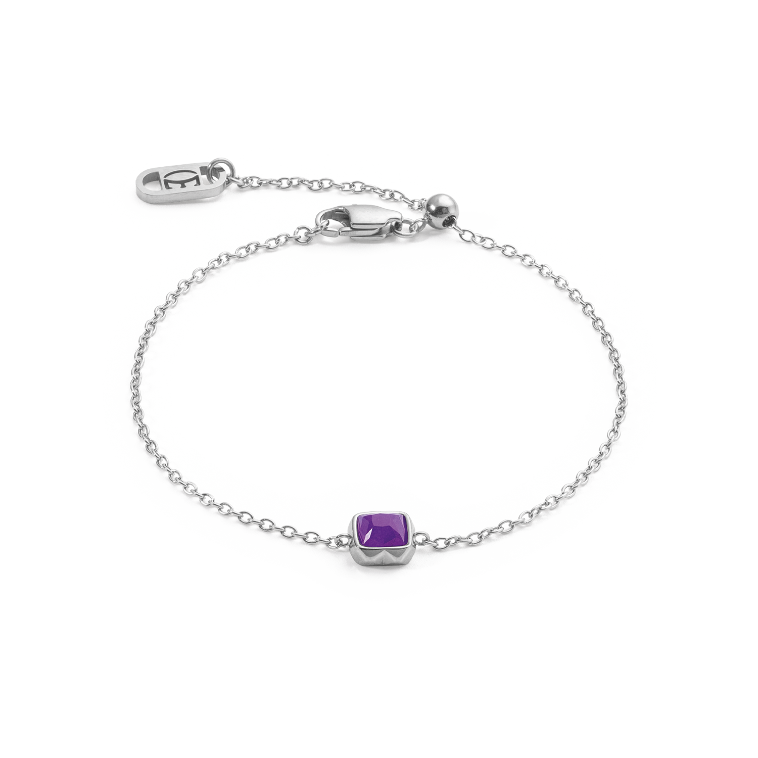 Birthstone Februar Armband Sugilith Silber