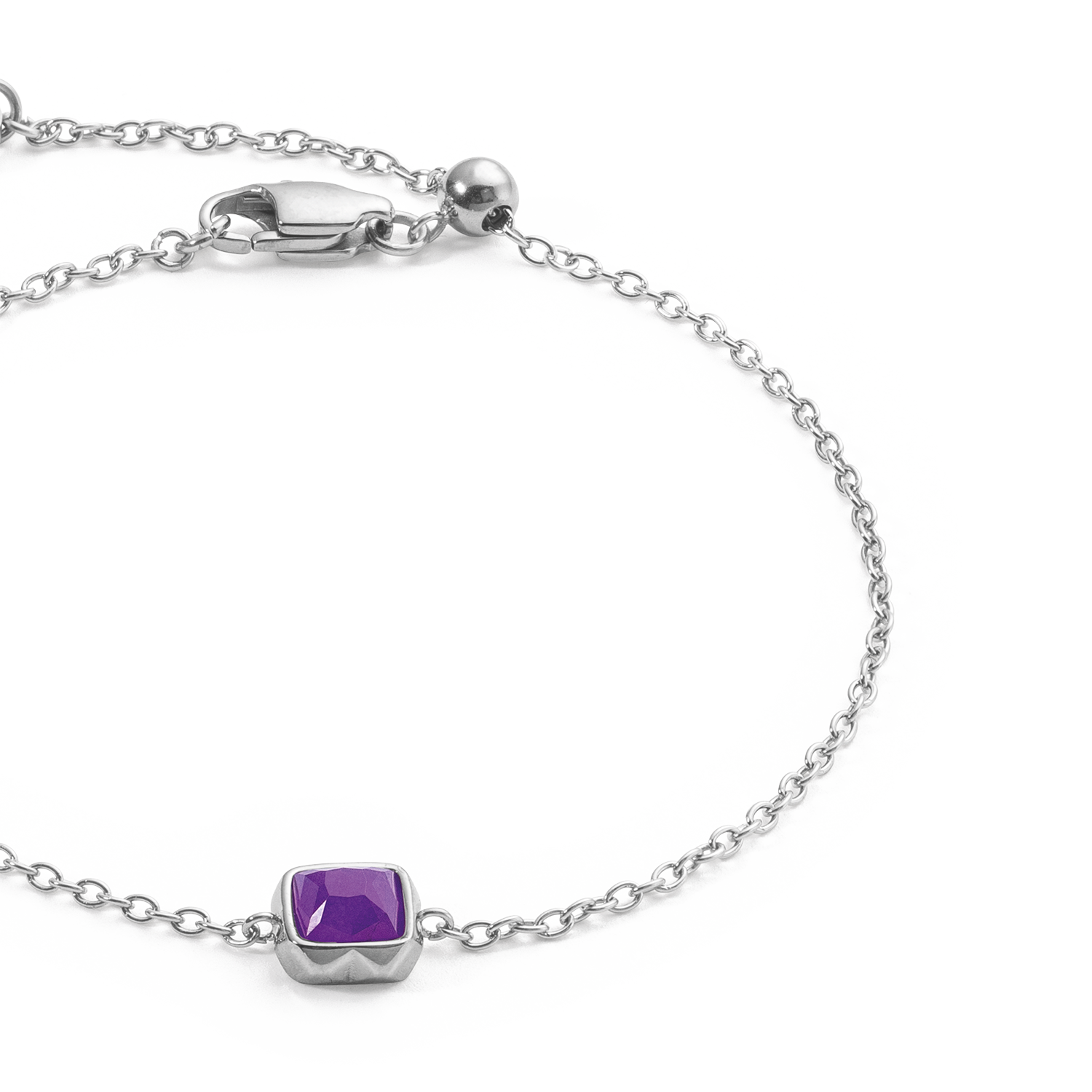 Birthstone Februar Armband Sugilith Silber