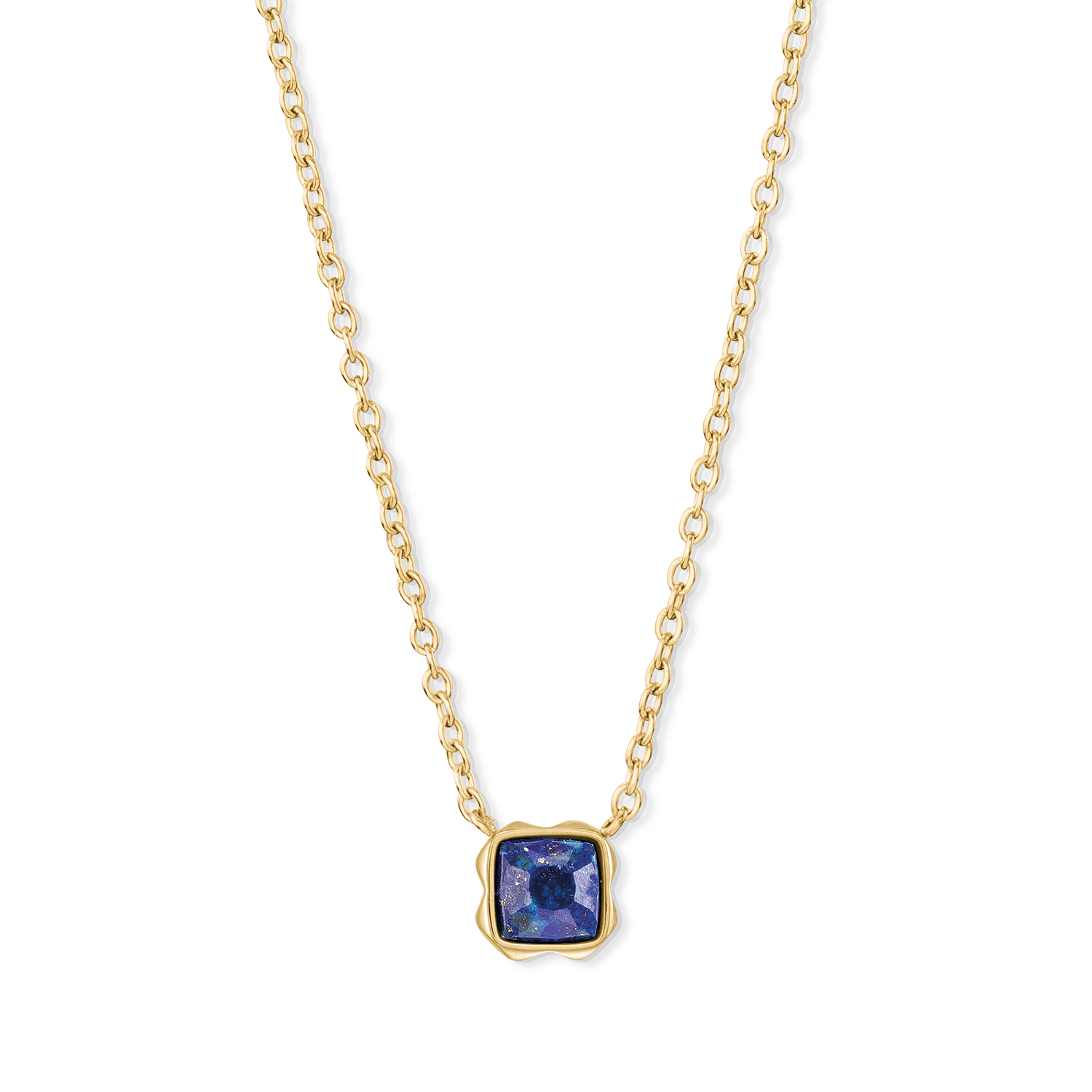 Birthstone September Halskette Lapislazuli Gold