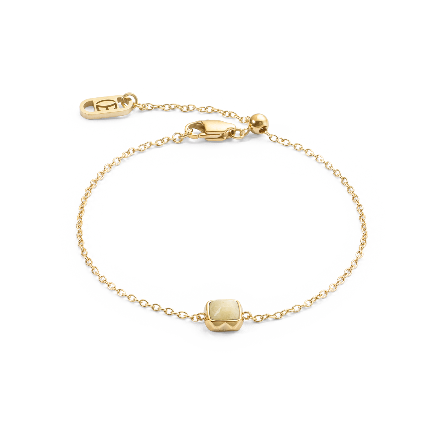 Birthstone November Armband Citrin Gold