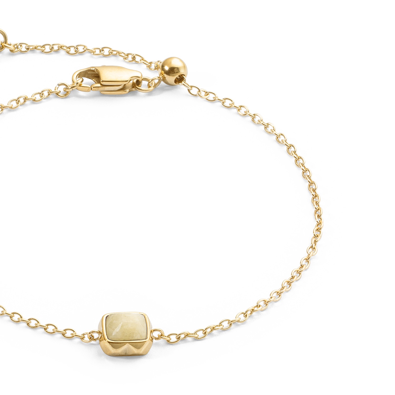 Birthstone November Armband Citrin Gold