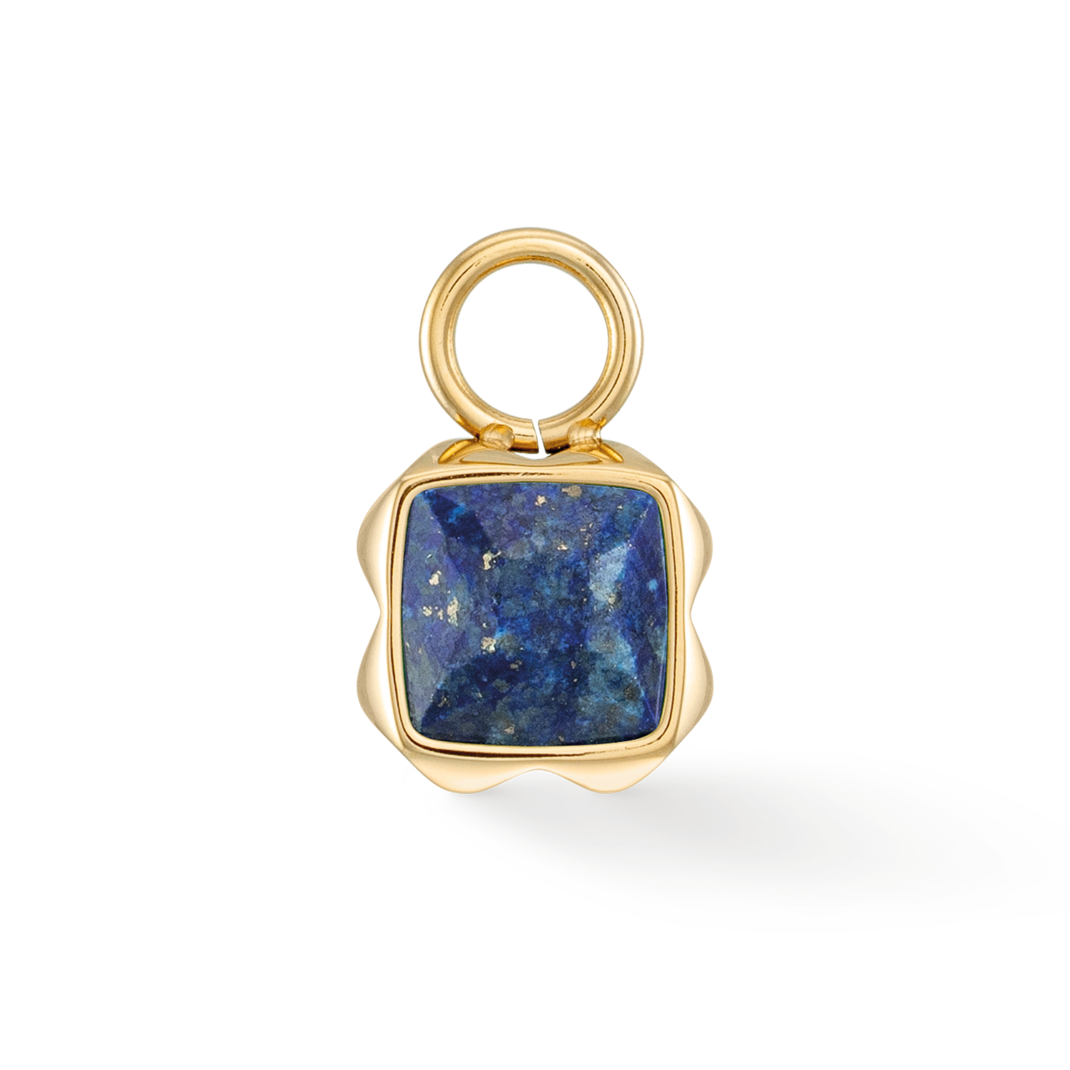 Birthstone September Charm Lapislazuli Gold