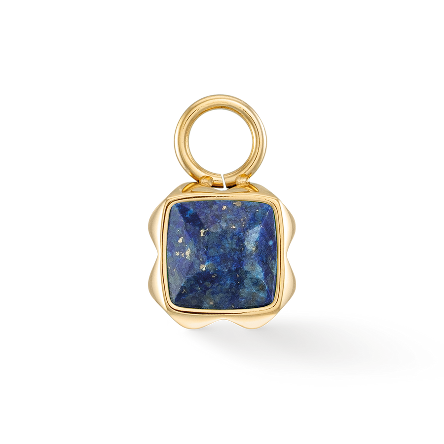 Birthstone September Charm Lapislazuli Gold