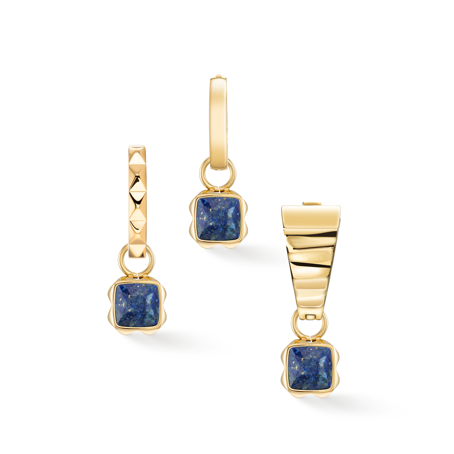 Birthstone September Charm Lapislazuli Gold