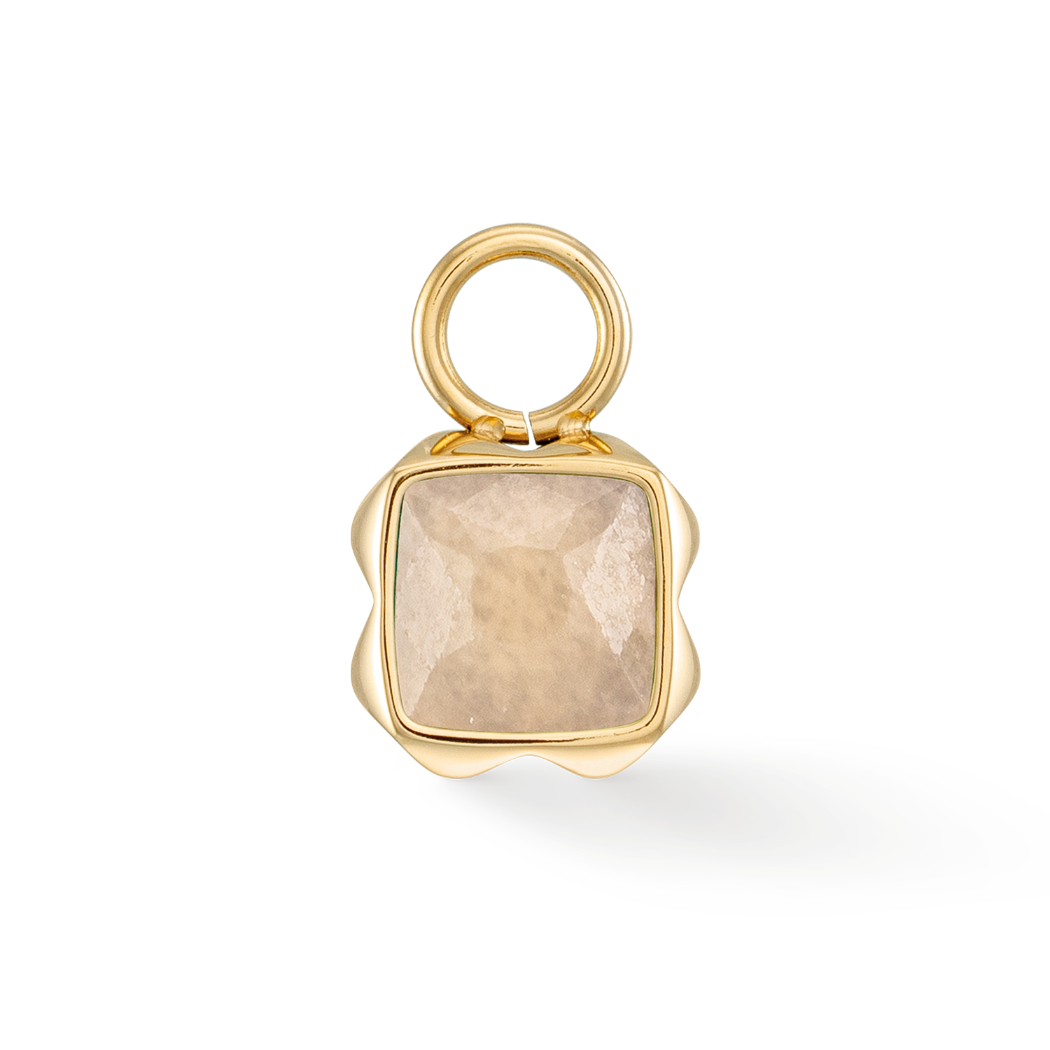 Birthstone Juni Charm Crème Jade Gold