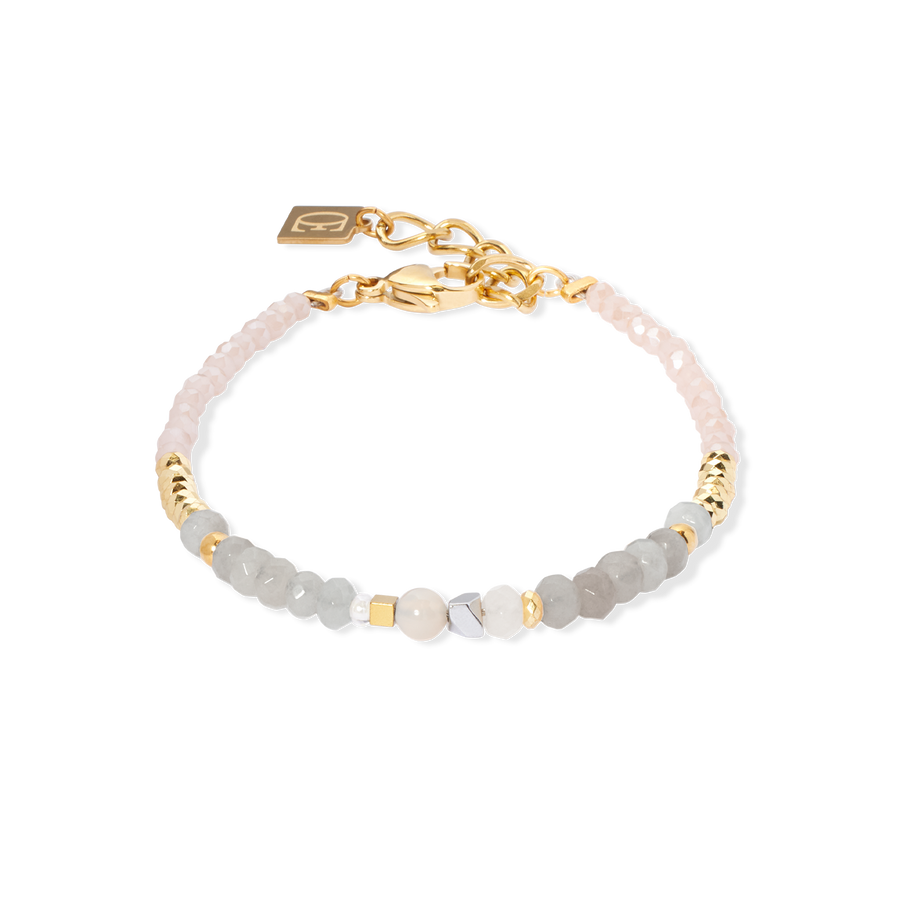 Armband Amulett Modern Future gold-beige