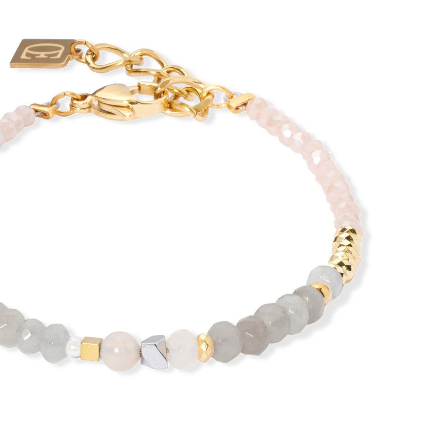 Armband Amulett Modern Future gold-beige