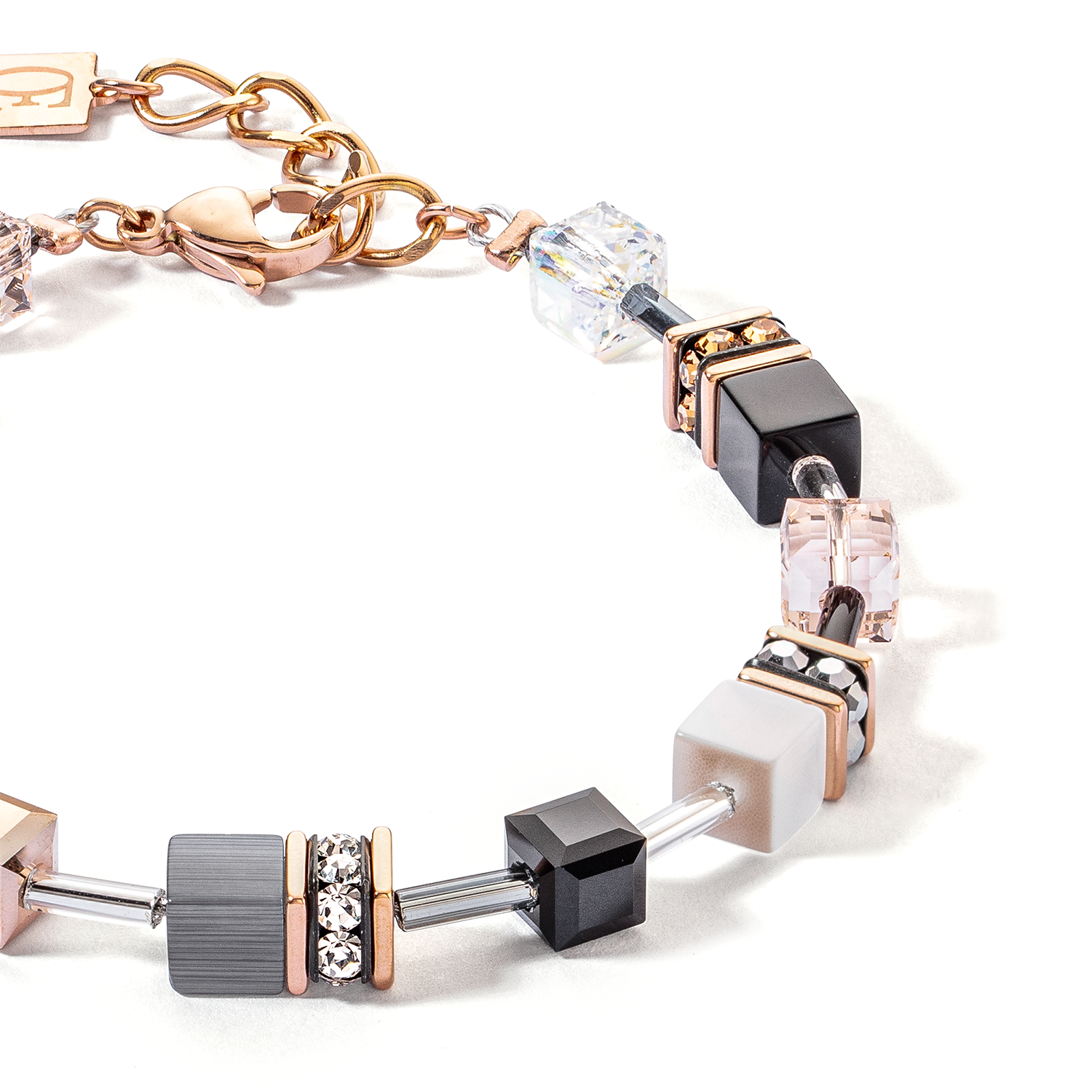 GeoCUBE® Iconic Armband roségold-soft