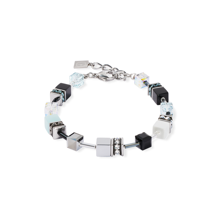 GeoCUBE® Iconic Armband Ice Serenity silber