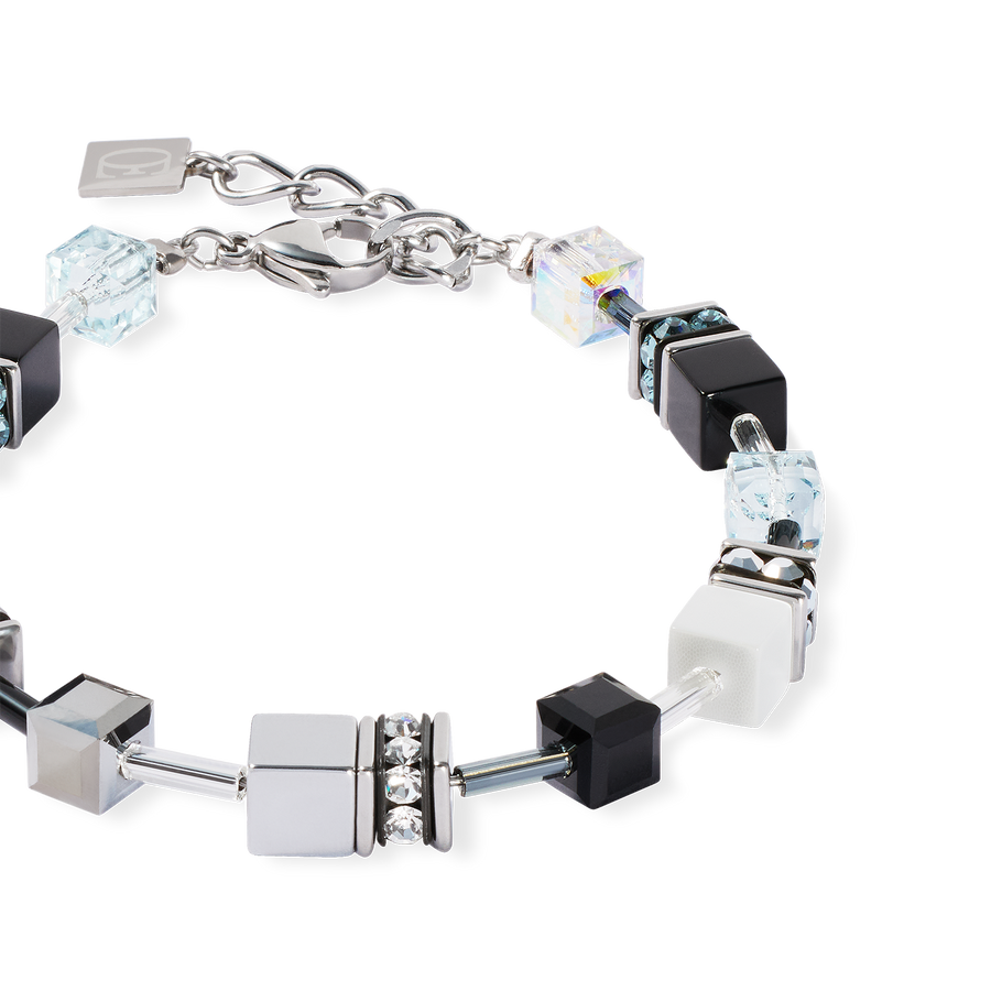 GeoCUBE® Iconic Armband Ice Serenity silber