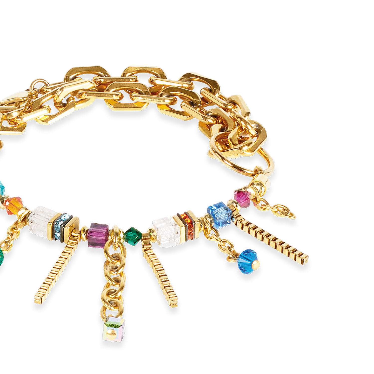 Armband Sunray Cube Couture gold-multicolor