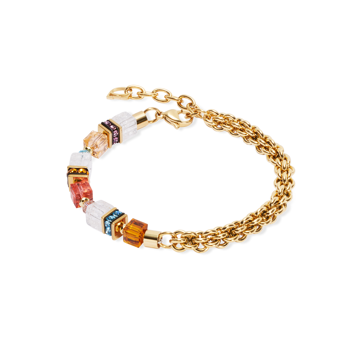 GeoCUBE® Fusion Summer Armband gold-sunset