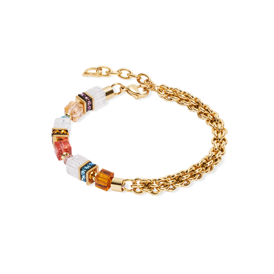 GeoCUBE® Fusion Summer Armband gold-sunset