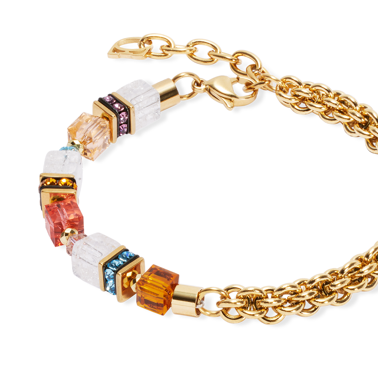 GeoCUBE® Fusion Summer Armband gold-sunset