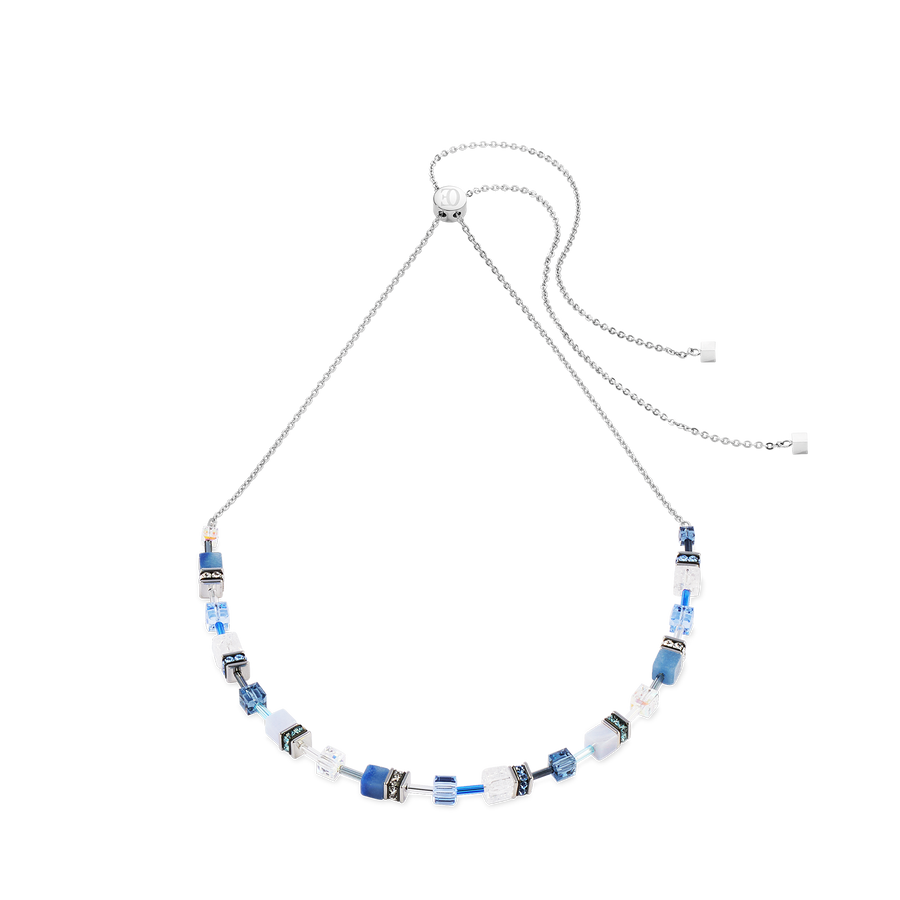 GeoCUBE® Iconic Nature Chain Halskette blau