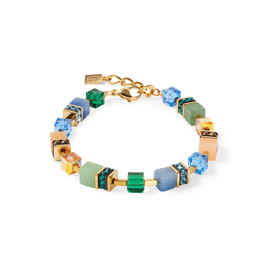 GeoCUBE® Precious Statement Armband gold-spring