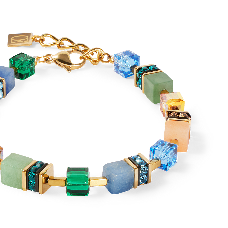 GeoCUBE® Precious Statement Armband gold-spring