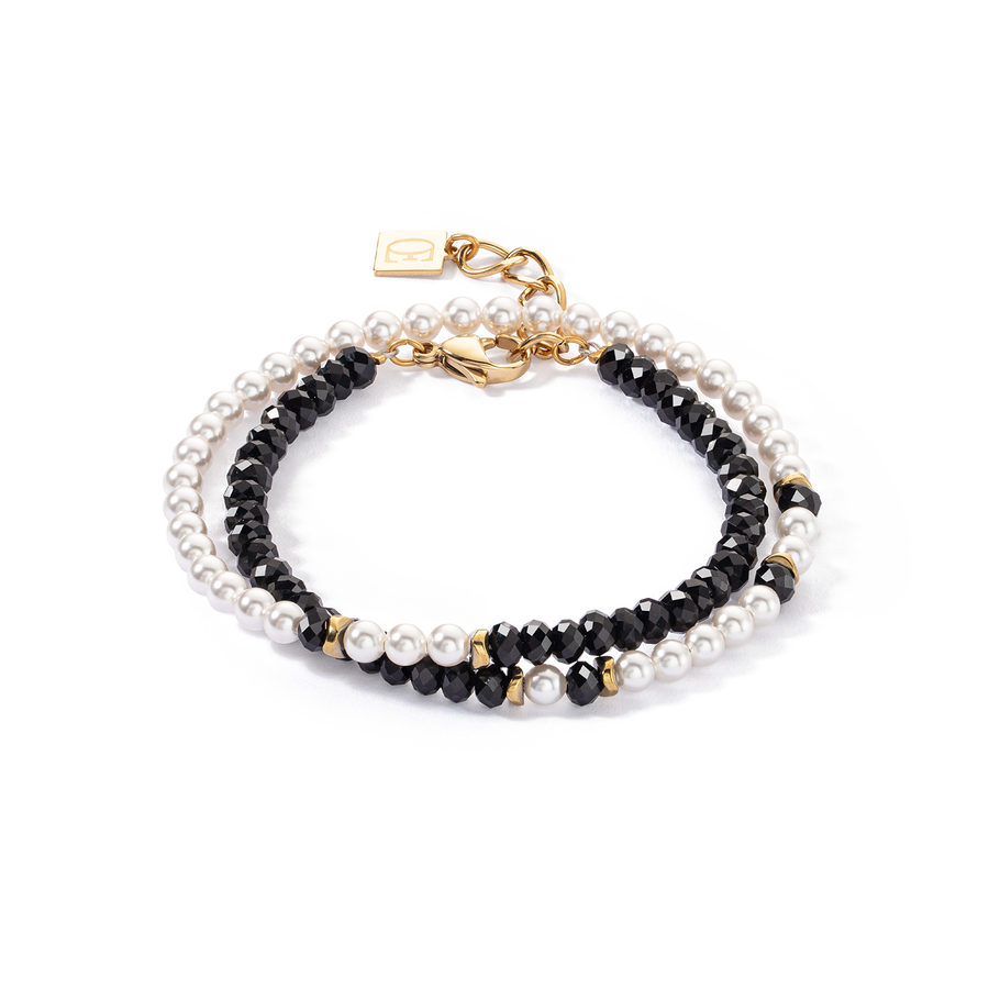 Princess Pearls Trinity Armband gold