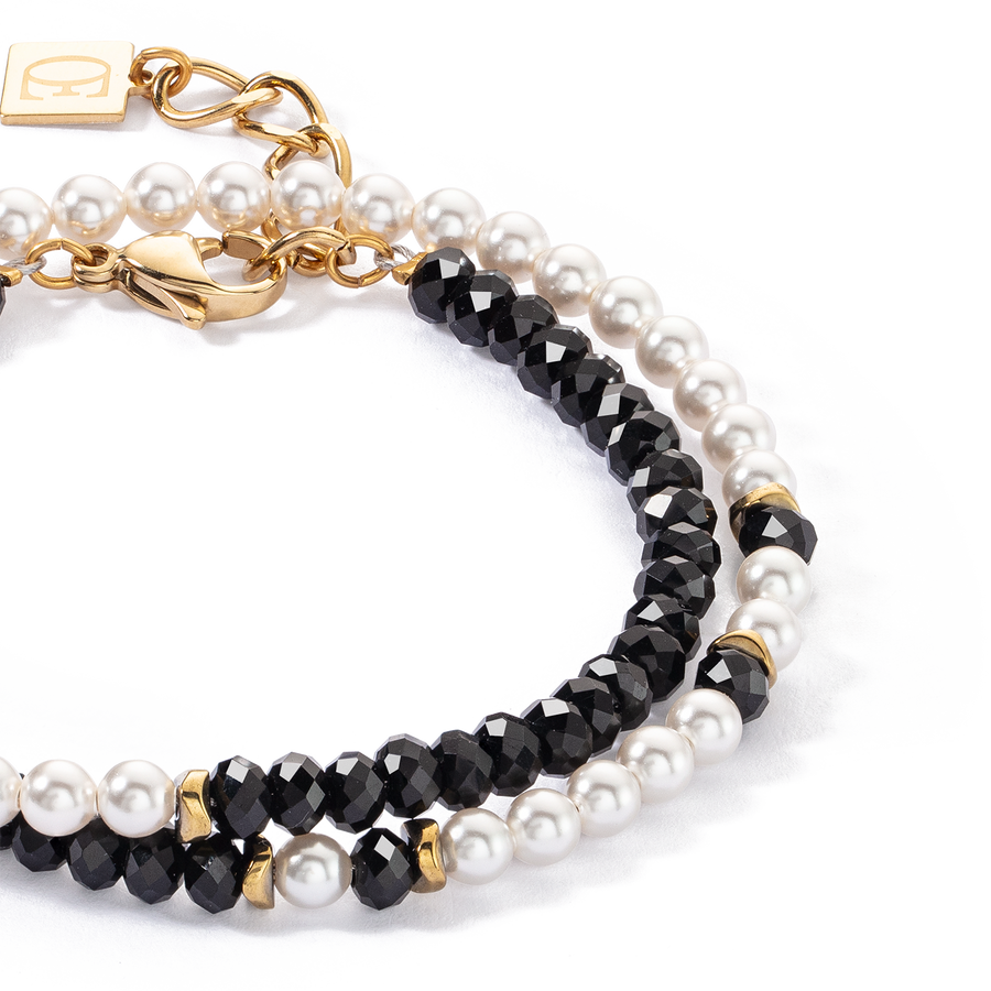 Princess Pearls Trinity Armband gold