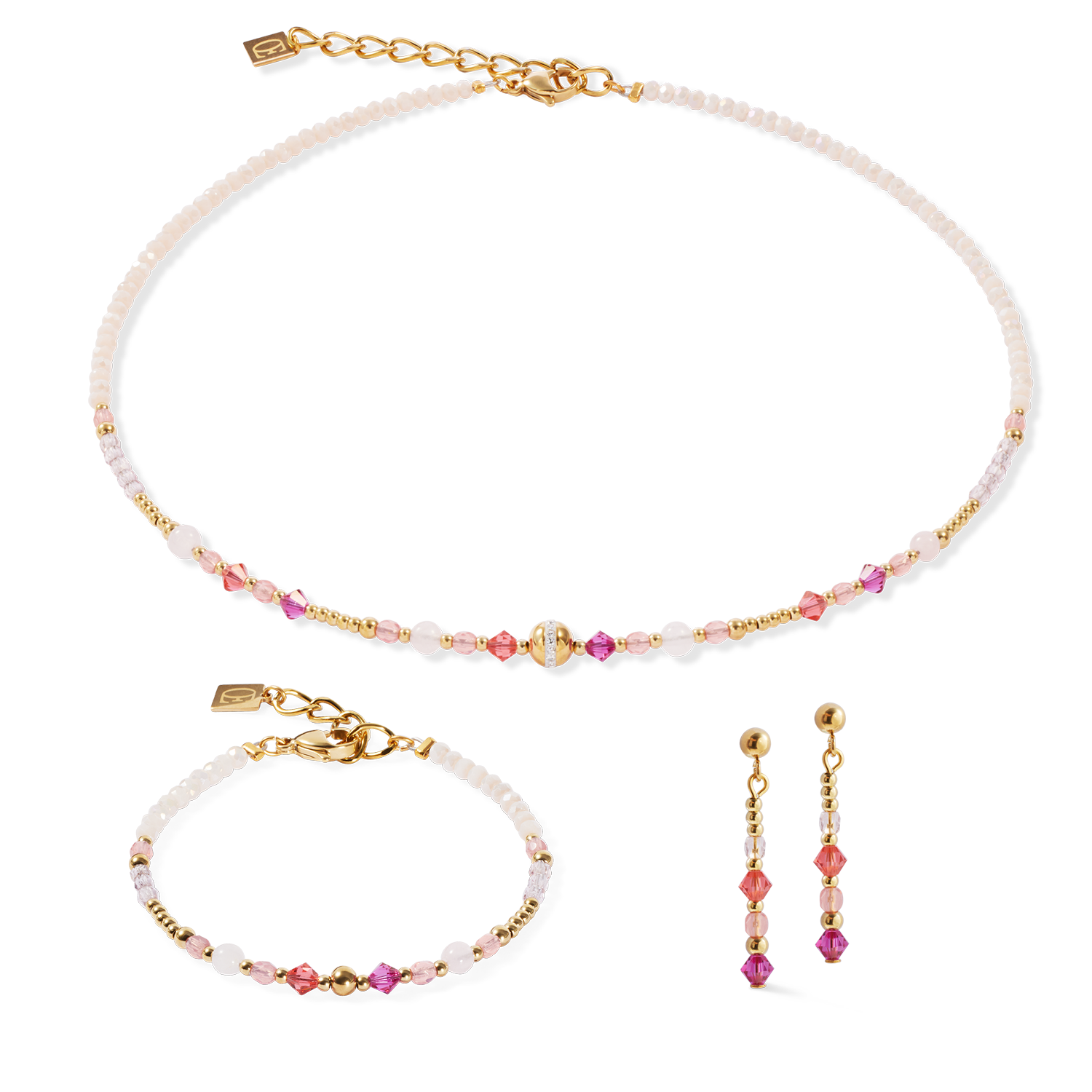 Armband Golden Sphere Shape Mix rose