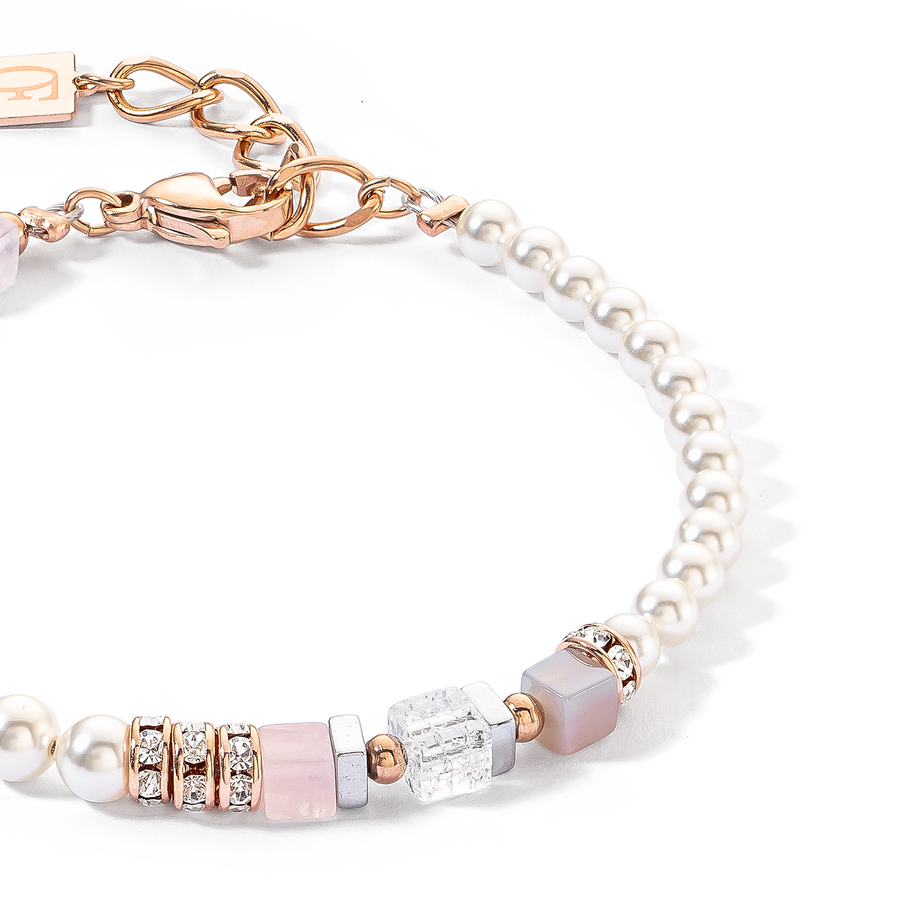 Precious Fusion Offset Armband roségold-eisrosa