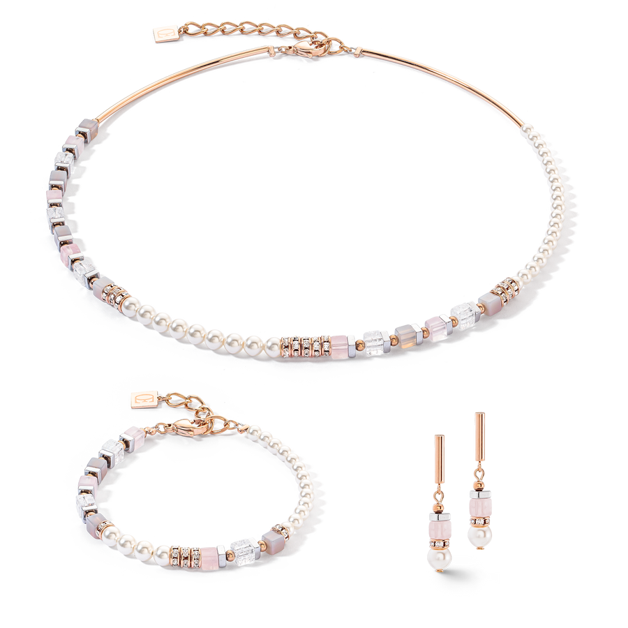 Precious Fusion Offset Armband roségold-eisrosa