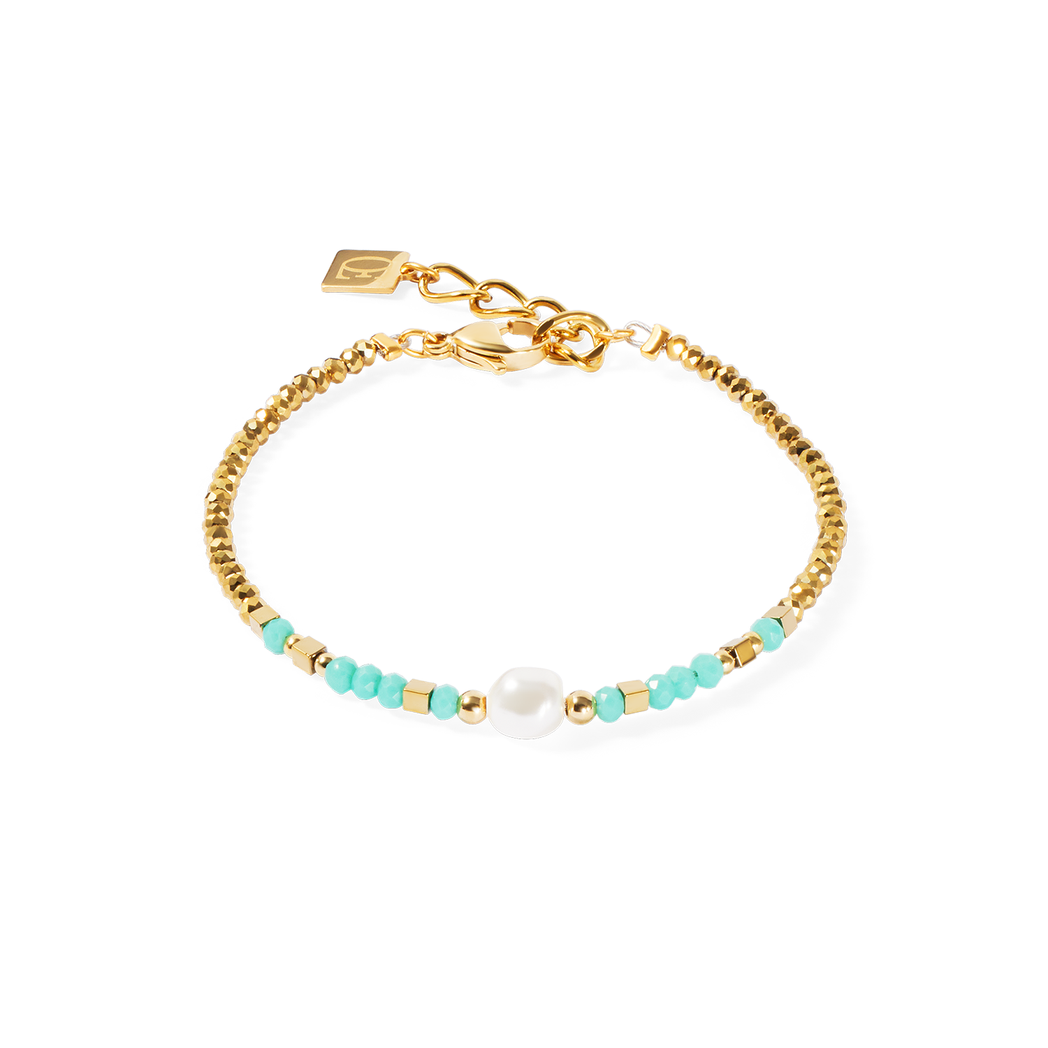 Armband Lagoon Pearl gold-mint