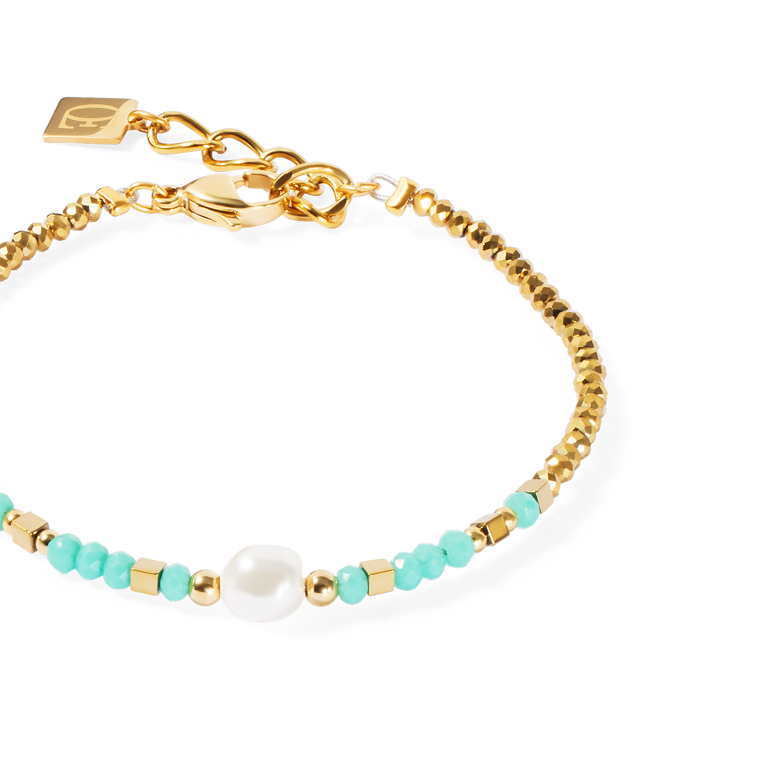 Armband Lagoon Pearl gold-mint