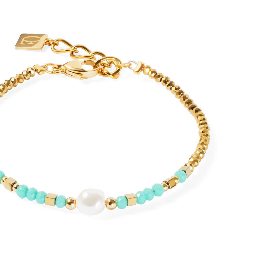 Armband Lagoon Pearl gold-mint