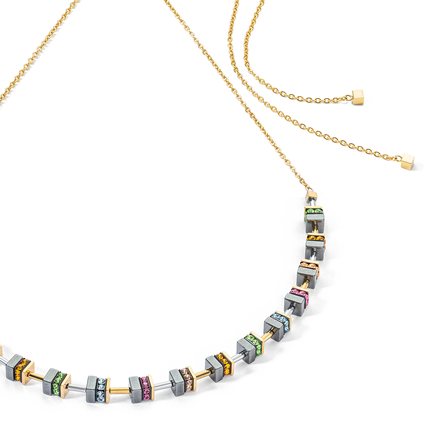 Sparkling Classic Chain Halskette gold-multicolor