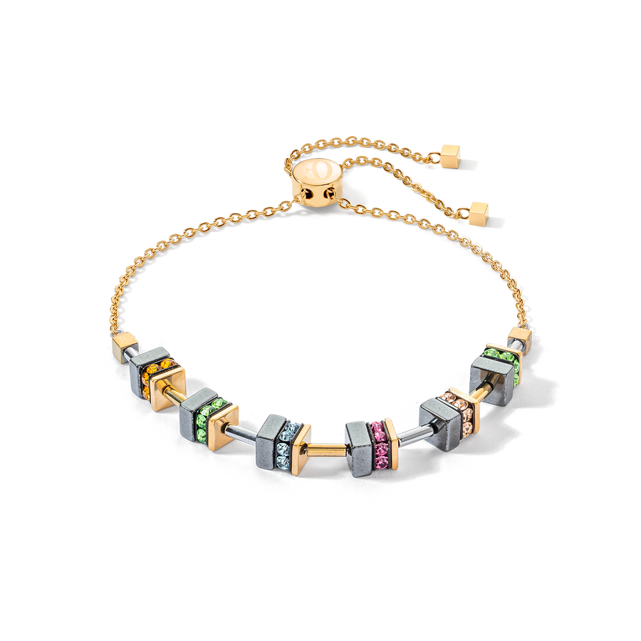 Sparkling Classic Chain Armband gold-multicolor