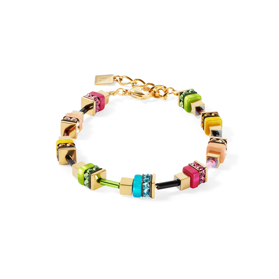 Armband Boho Sunset Cube rainbow