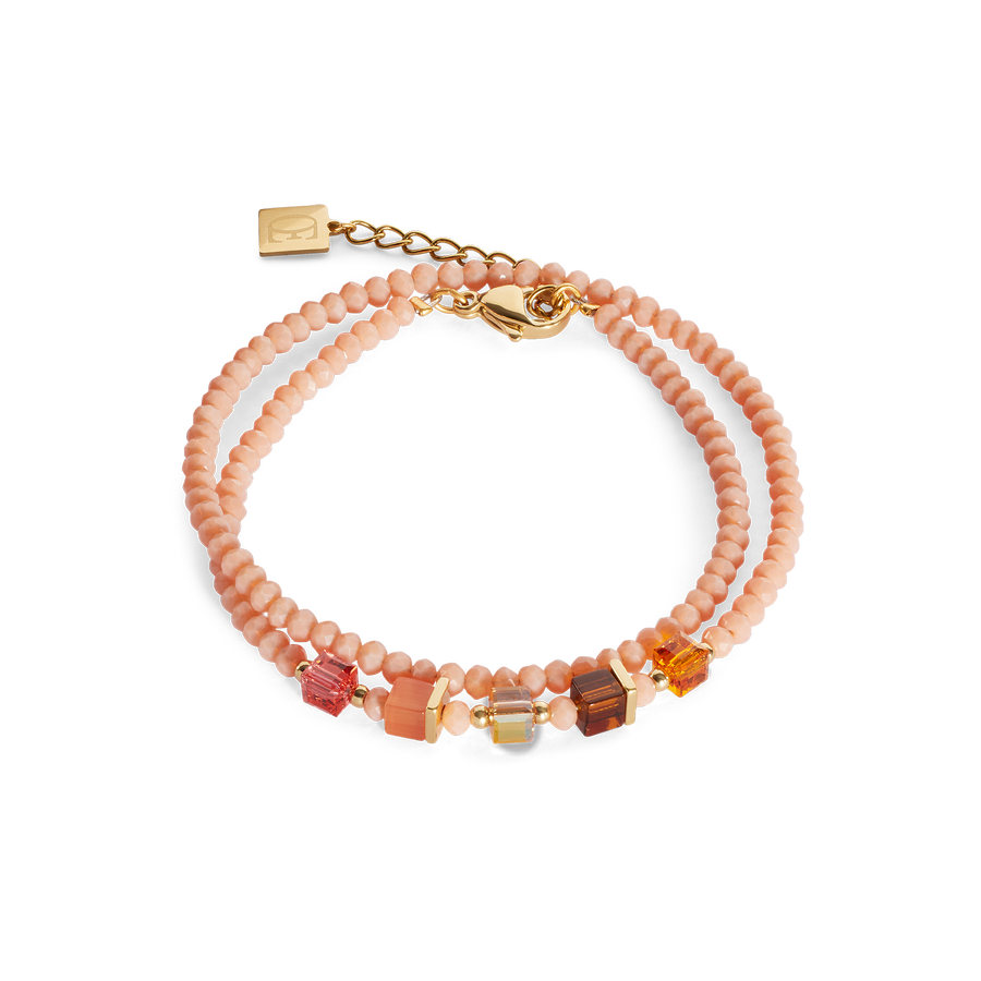 Joyful Colours Update Armband gold-orange