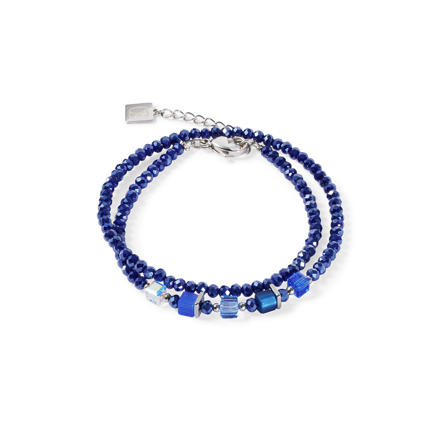 Joyful Colours Update Armband silber-blau