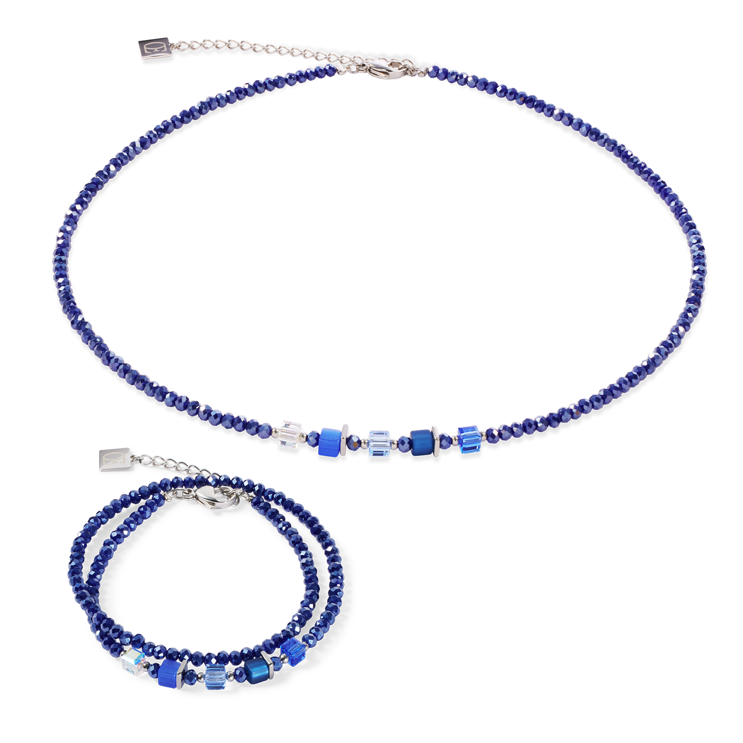 Joyful Colours Update Armband silber-blau