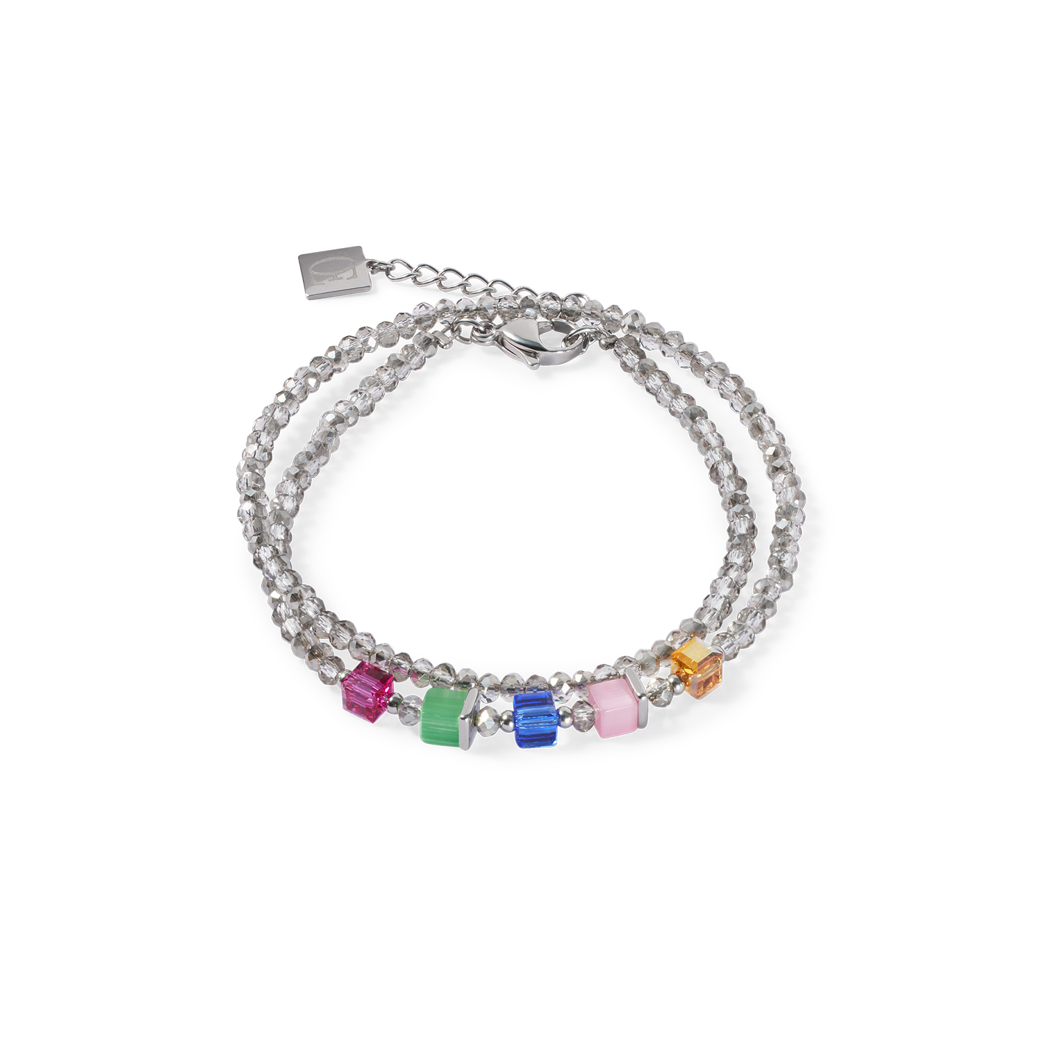 Joyful Colours Update Armband silber-multicolor