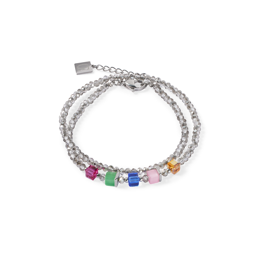 Joyful Colours Update Armband silber-multicolor